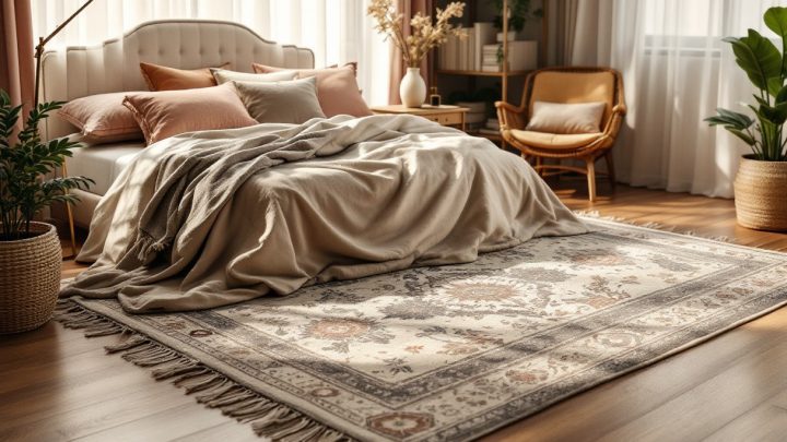 Tapis bohèmes : le choix idéal pour une chambre confortable
